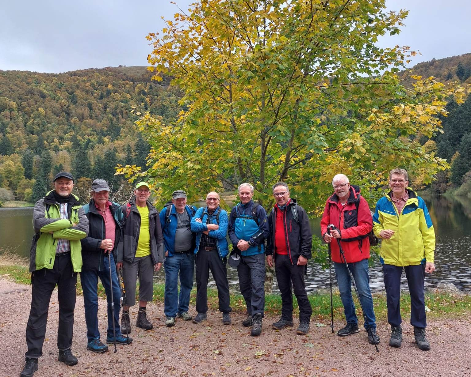 Jedermänner des SVN auf Wandertour in den Hochvogesen