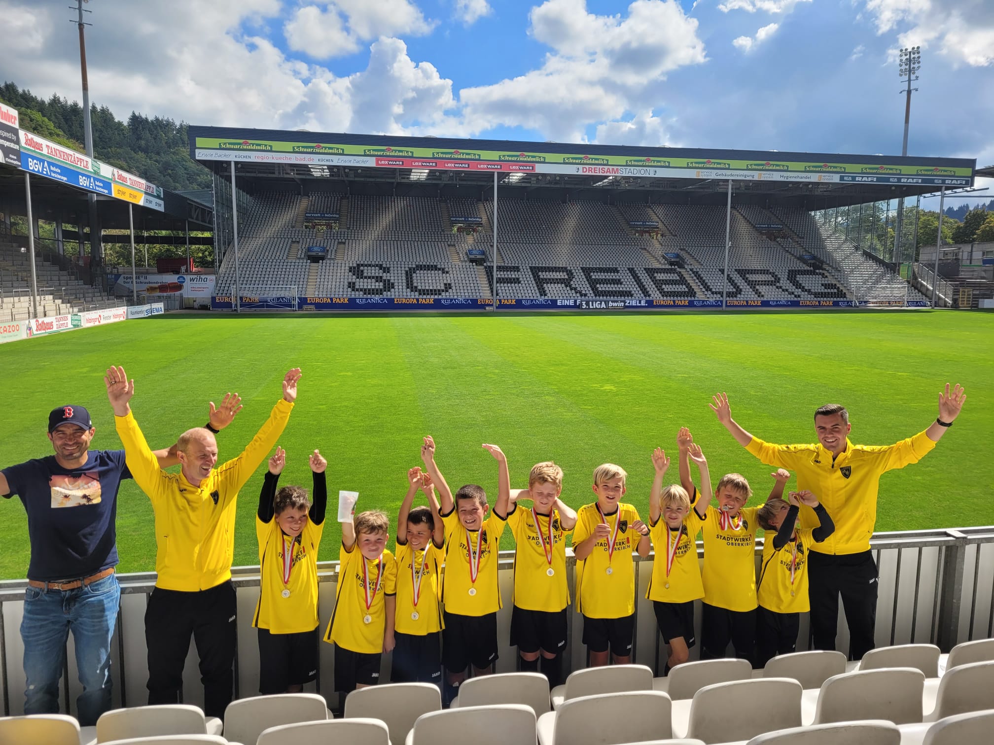 Tag des Kinderfuballs der E-Jugenden beim SC Freiburg