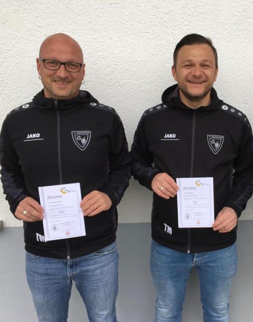 Der SV Nesselried freut sich ber zwei neue Jugendleiter 
